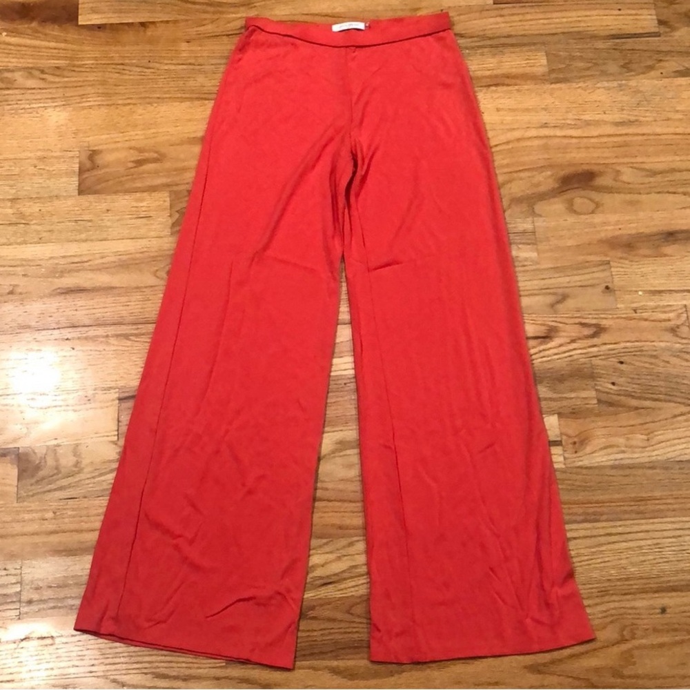 Josie Natori Bright Orange Sleepwear Loungewear Pants in XS